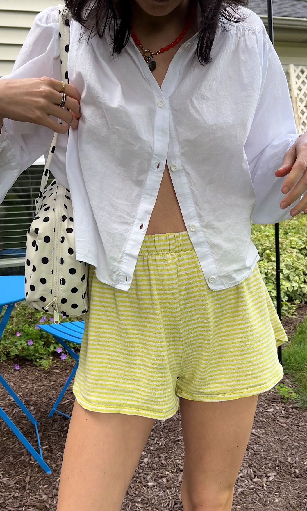 Chamomile Shorts in Zest