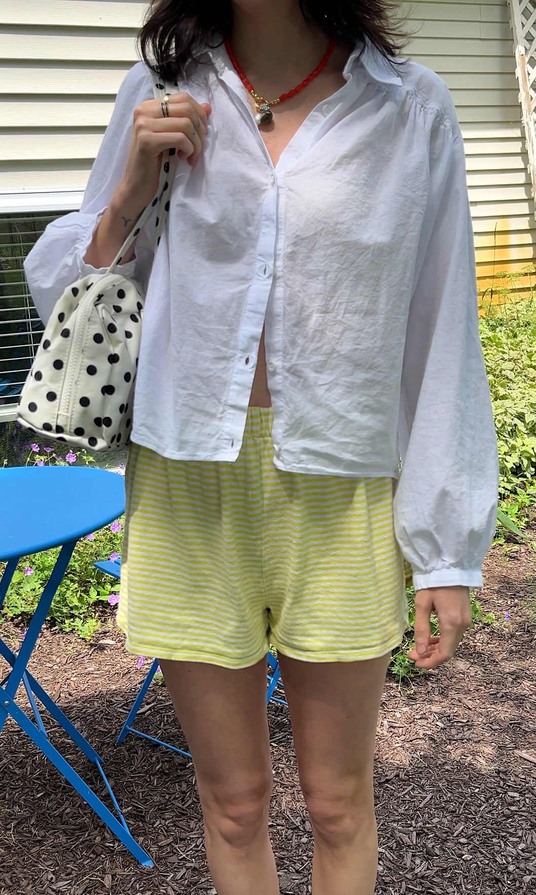 Chamomile Shorts in Zest