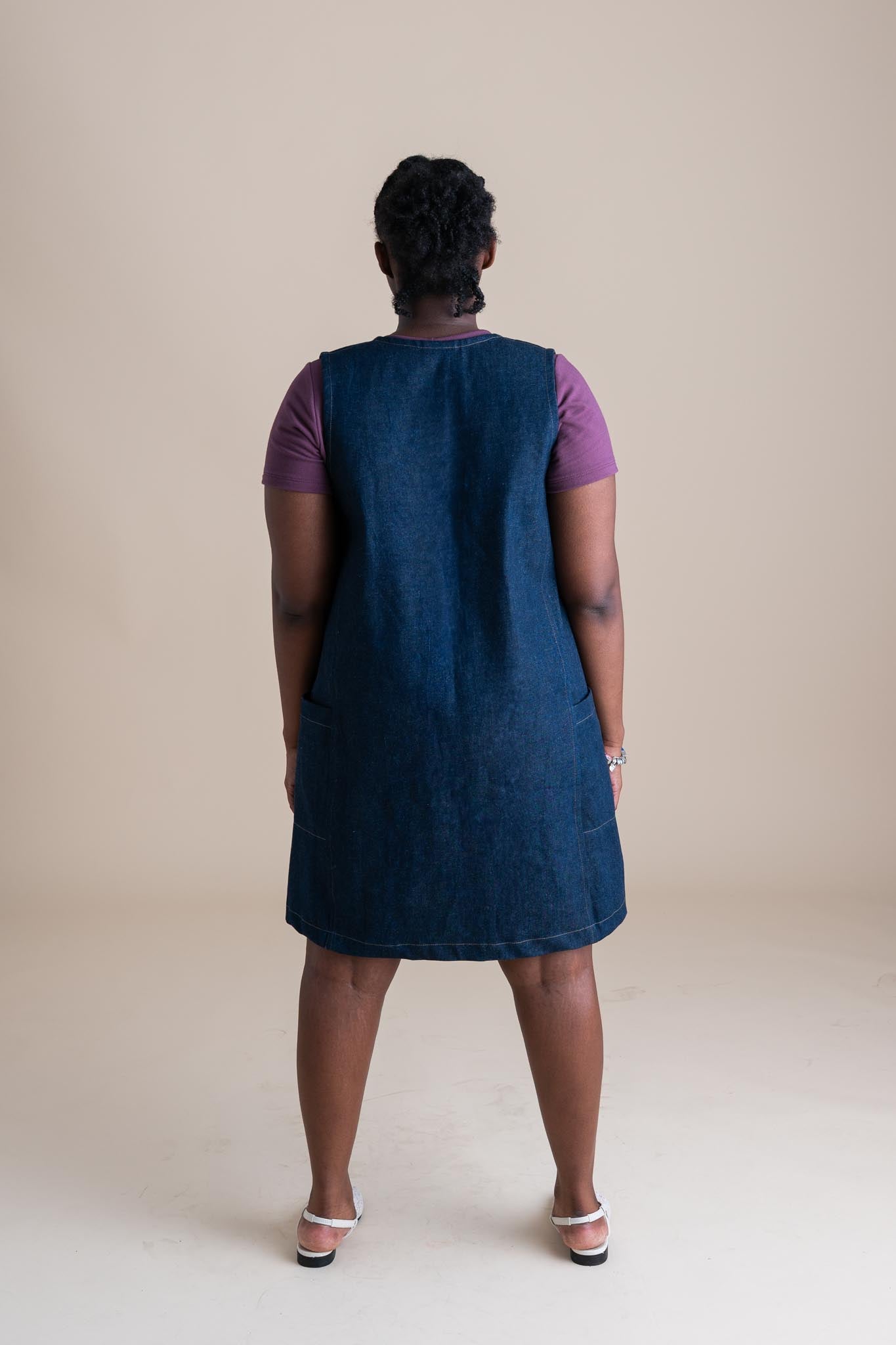 Snap Smock in Cone Denim Conscious Clothing Snap Smock in Cone Denim Conscious Clothing